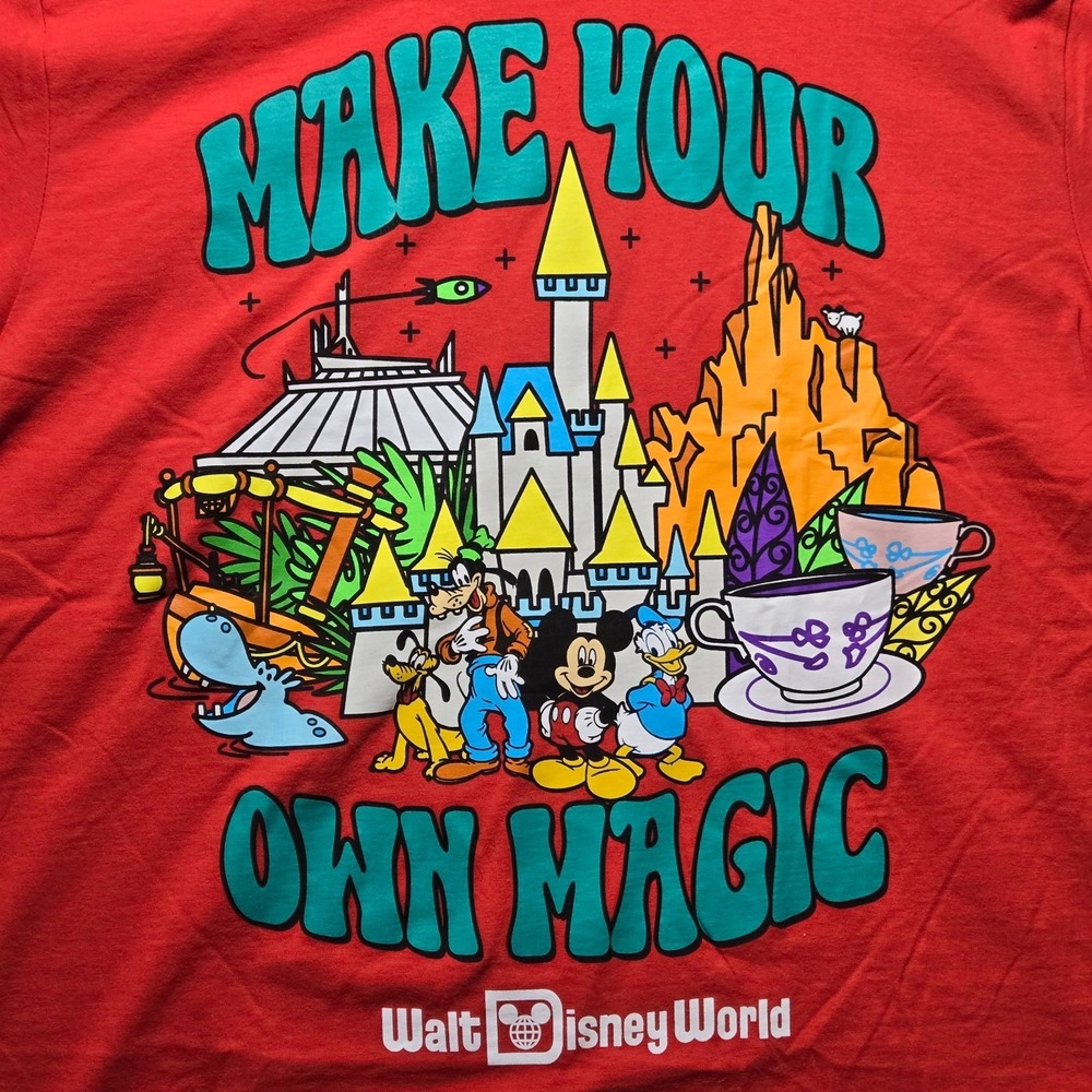 Walt Disney World Parks Make Your Own Magic Mickey Castle T Shirt‎ Sz 2XL NWT